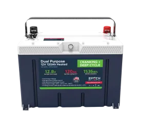 12V 120Ah Pro Series - LiFePO4 Cranking & Deep Cycle Lithium Battery (Dual Purpose)
