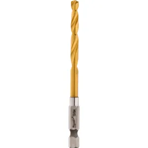 13/64 In. Shockwave Red Helix Titanium Drill Bit