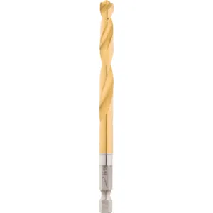 19/64 In. Shockwave Red Helix Titanium Drill Bit
