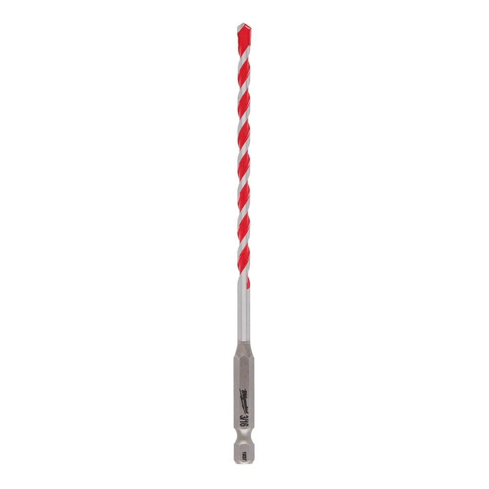 3/16 In. X 2 In. X 4 In. Shockwave Carbide Hammer Drill Bit