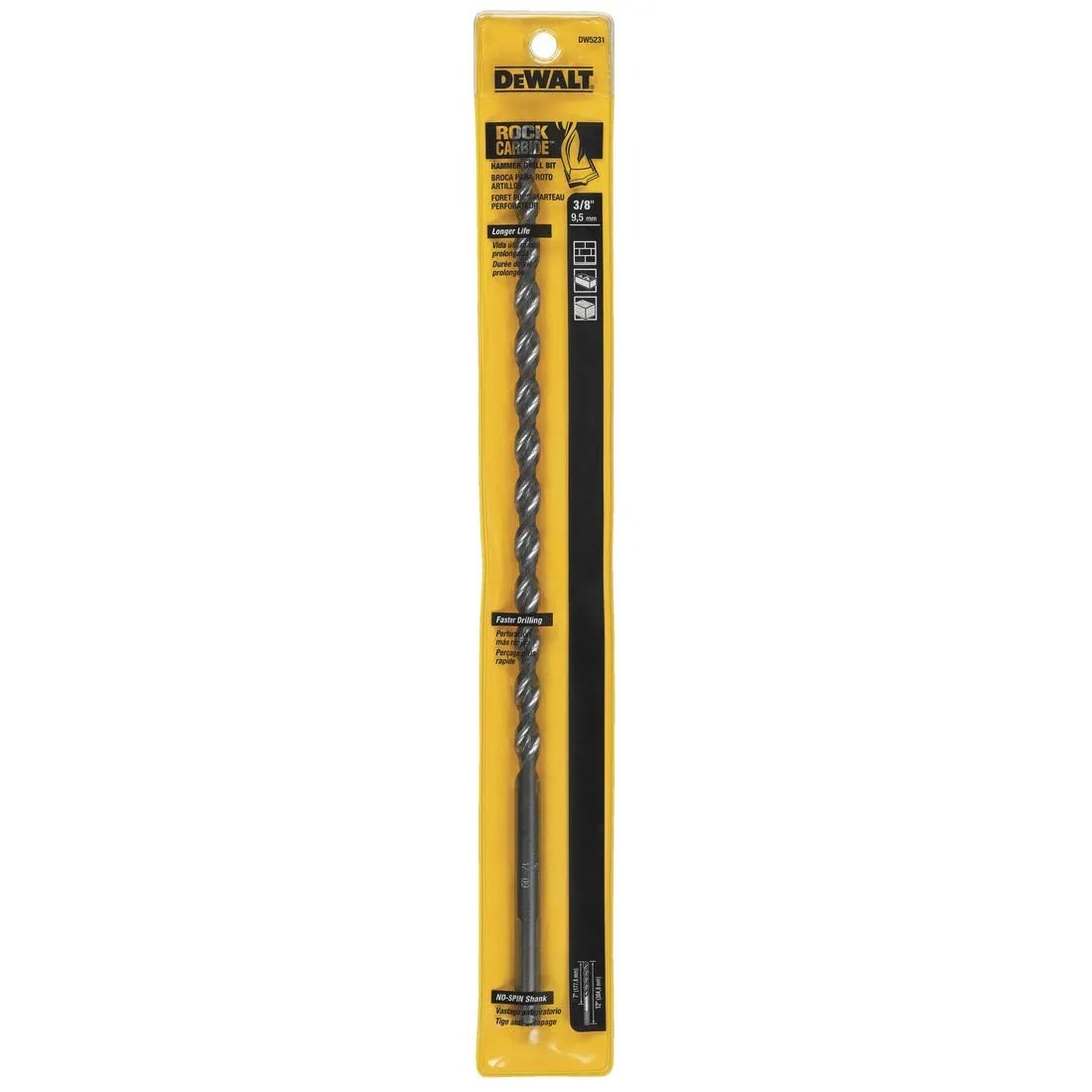 3/8 IN. x 12 IN. Drill Bit Premium Percussion