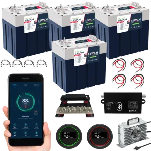 48V 120Ah GC2 - Golf Cart LiFePO4 Lithium Battery - Complete Kit