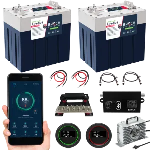 48V 60Ah GC2 - Golf Cart LiFePO4 Lithium Battery - Complete Kit