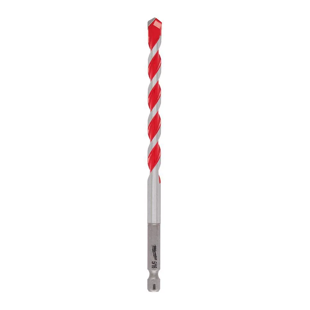 5/16 In. X 4 In. X 6 In. Shockwave Carbide Hammer Drill Bit