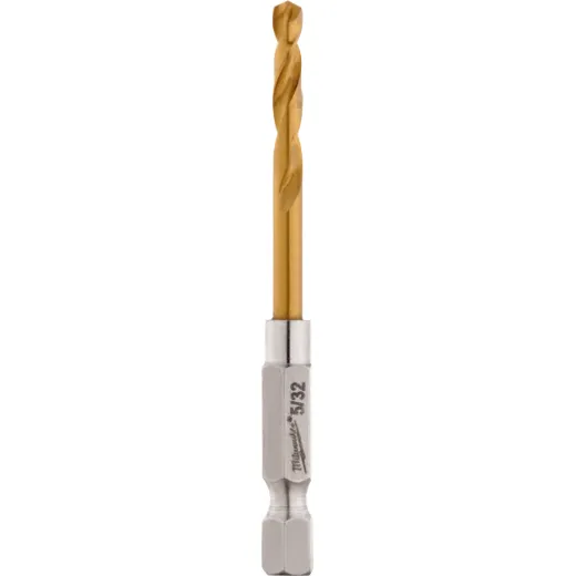 5/32 In. Shockwave Red Helix Titanium Drill Bit