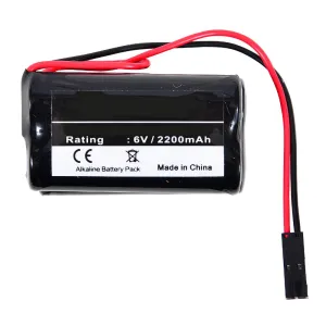 Batteries N Accessories BNA-WB-A1120 Door Lock Battery - Alkaline, 6V, 2200 mAh, Ultra High Capacity Battery - Replacement for Saflok 6800121 Battery