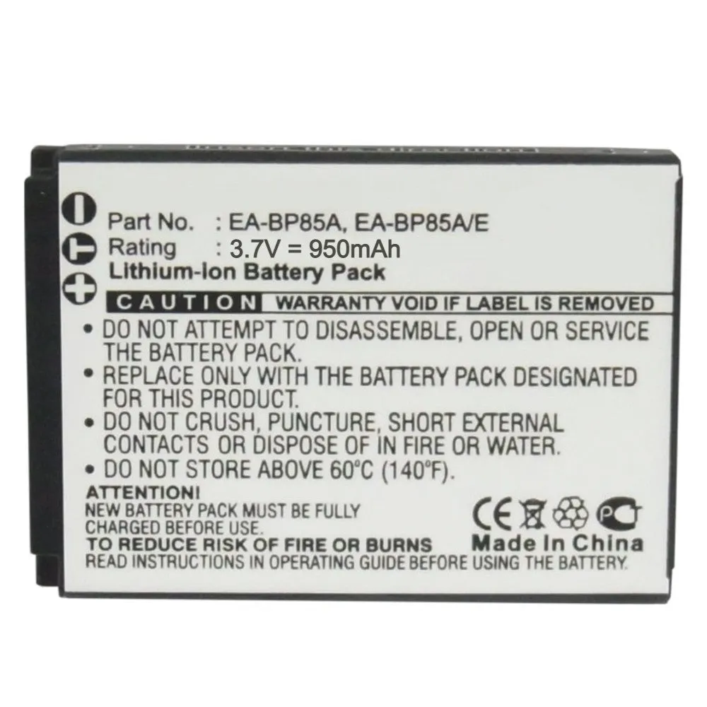 Batteries N Accessories BNA-WB-BP85A Digital Camera Battery - li-ion, 3.7V, 950 mAh, Ultra High Capacity Battery - Replacement for Samsung BP-85A Battery