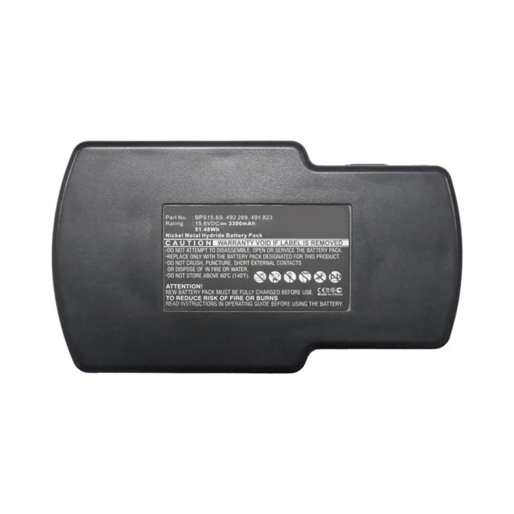 Batteries N Accessories BNA-WB-H11316 Power Tool Battery - Ni-MH, 15.6V, 3300mAh, Ultra High Capacity - Replacement for Festool BPS15 Battery