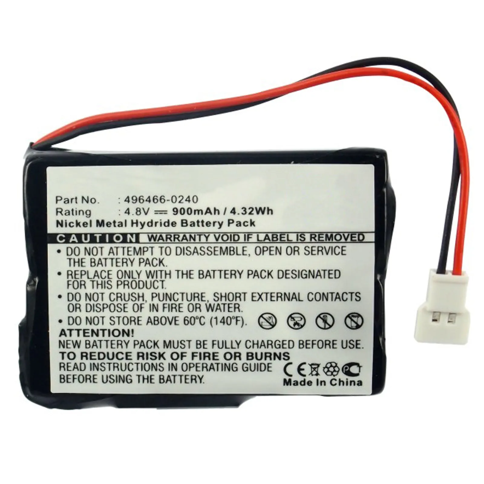 Batteries N Accessories BNA-WB-H1291 Barcode Scanner Battery - Ni-MH, 4.8, 900mAh, Ultra High Capacity Battery - Replacement for Denso 496466-0240 Battery