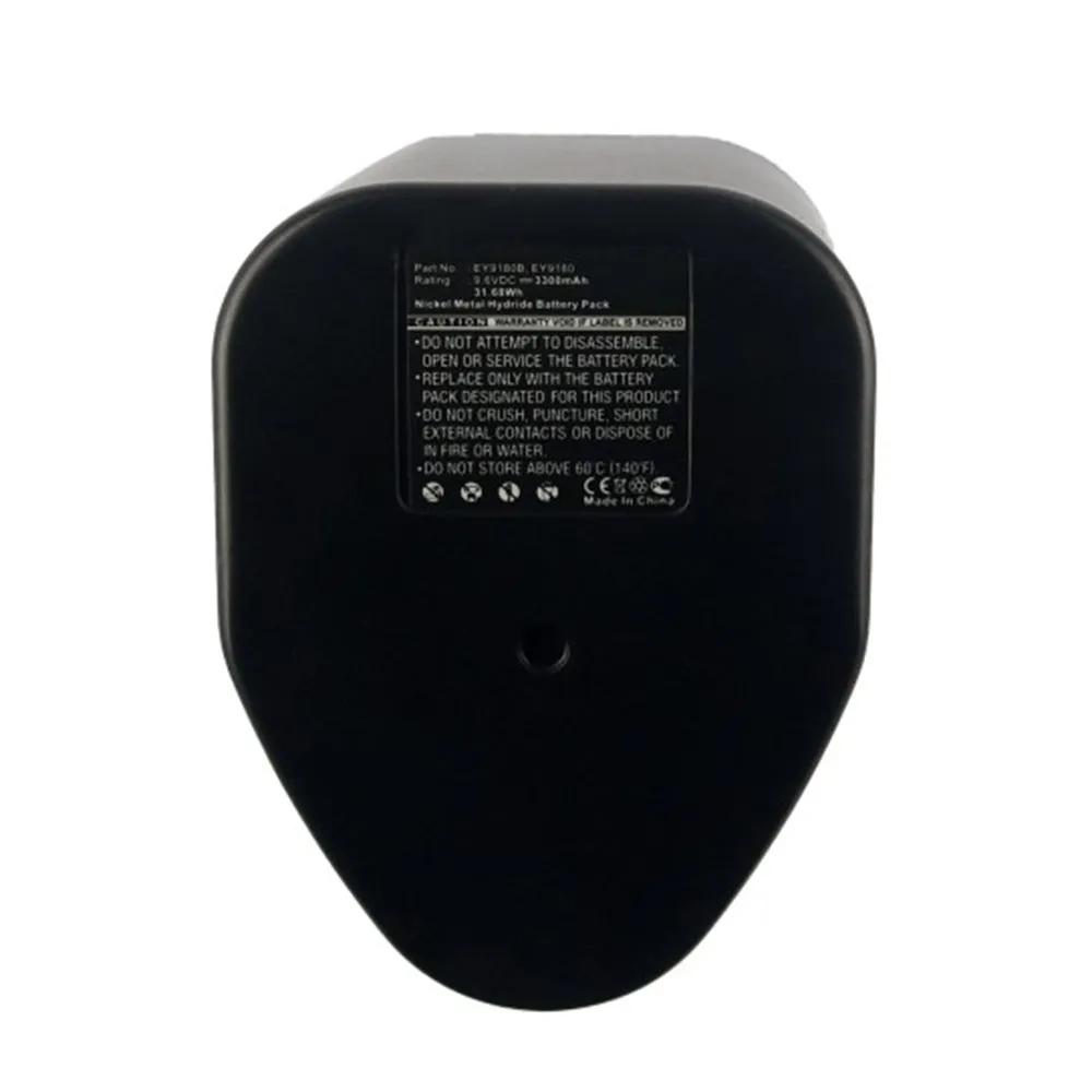 Batteries N Accessories BNA-WB-H15309 Power Tool Battery - Ni-MH, 9.6V, 3300mAh, Ultra High Capacity - Replacement for Panasonic EY9180 Battery