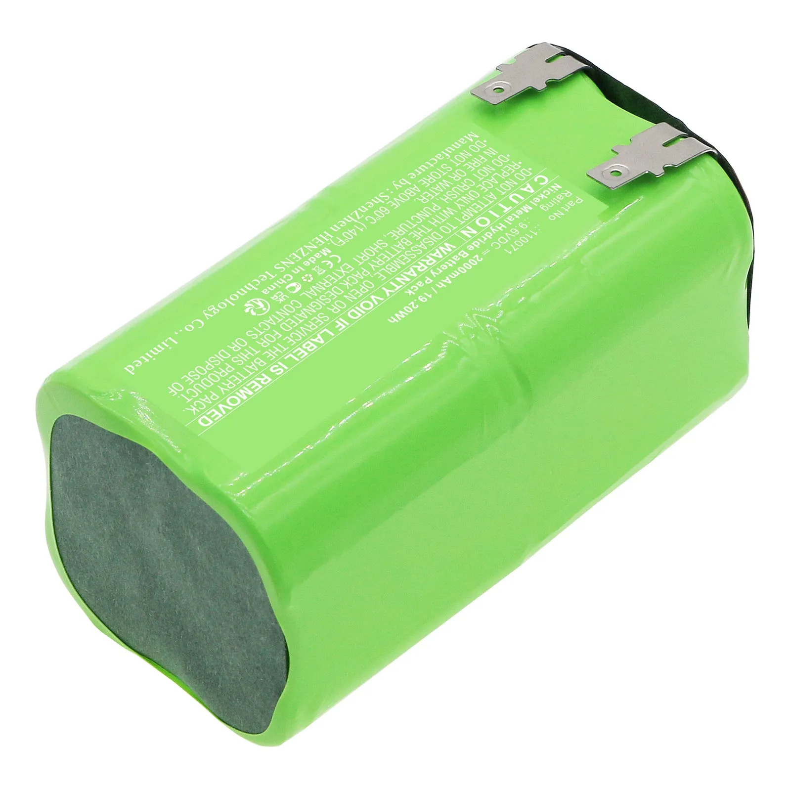 Batteries N Accessories BNA-WB-H18083 Medical Battery - Ni-MH, 9.6V, 2000mAh, Ultra High Capacity - Replacement for Schiller 110071 Battery