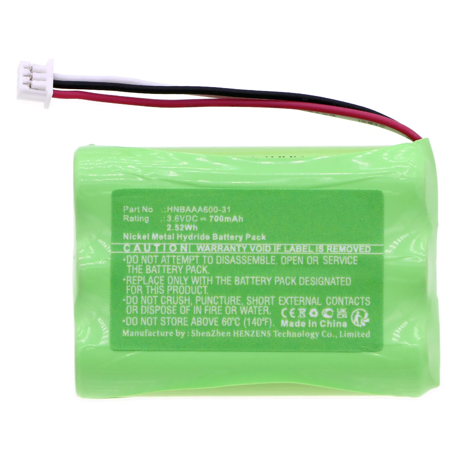 Batteries N Accessories BNA-WB-H18890 Audio Battery - Ni-MH, 3.6V, 700mAh, Ultra High Capacity - Replacement for Sony HNBAAA600-31 Battery