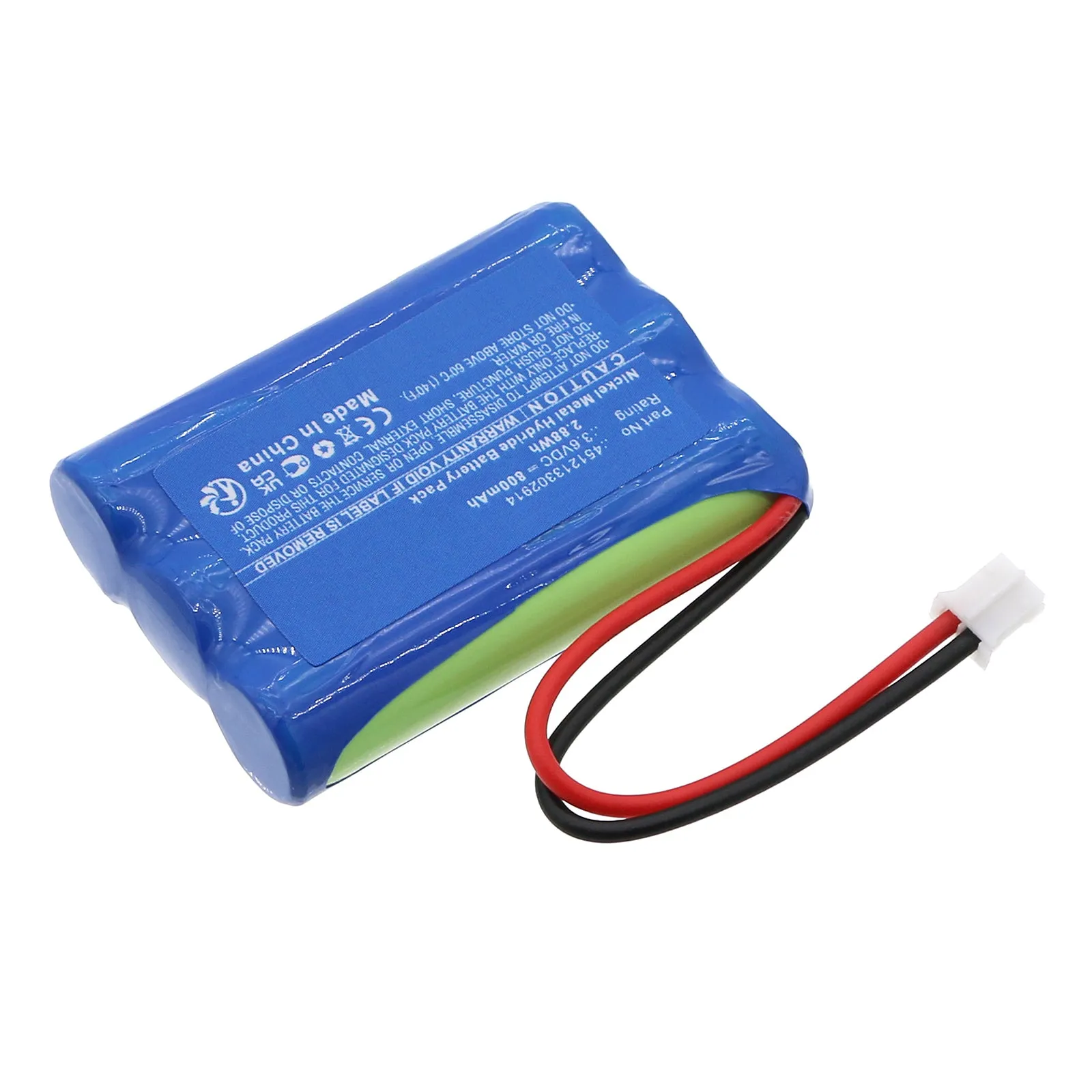 Batteries N Accessories BNA-WB-H19765 Medical Battery - Ni-MH, 3.6V, 800mAh, Ultra High Capacity - Replacement for Philips 451213302914 Battery