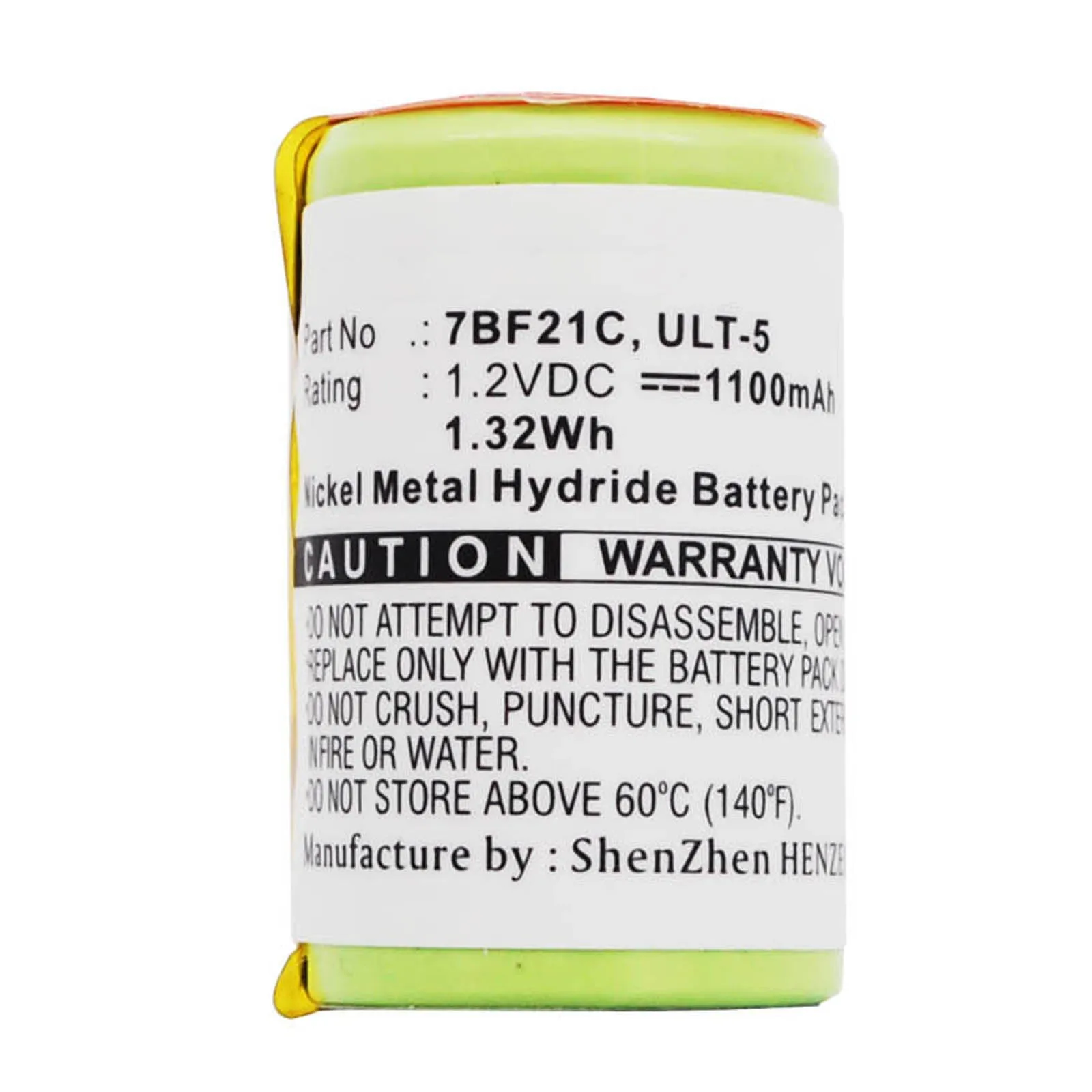 Batteries N Accessories BNA-WB-H7362 Shaver Battery - Ni-MH, 1.2V, 1100 mAh, Ultra High Capacity Battery - Replacement for Braun 7BF21C Battery