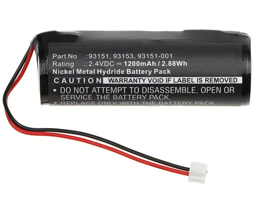 Batteries N Accessories BNA-WB-H7371 Shaver Battery - Ni-MH, 2.4V, 1200 mAh, Ultra High Capacity Battery - Replacement for Wella 93151 Battery