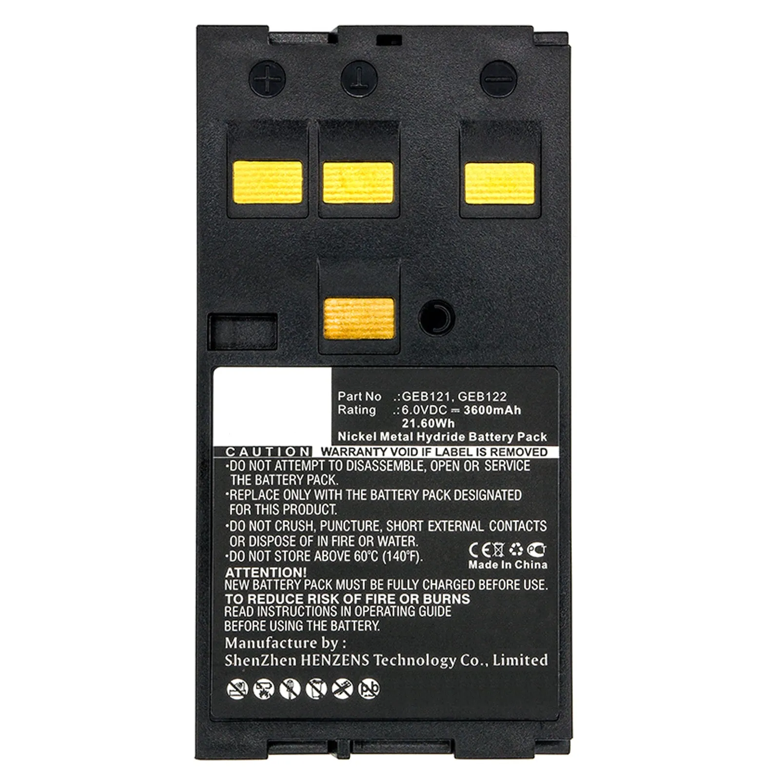 Batteries N Accessories BNA-WB-H7393 Survey Battery - Ni-MH, 6V, 3600 mAh, Ultra High Capacity Battery - Replacement for GEOMAX BT10 Battery
