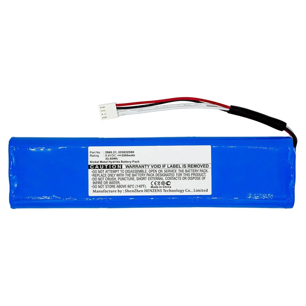 Batteries N Accessories BNA-WB-H8451 Equipment Battery - Ni-MH, 9.6V, 3500mAh, Ultra High Capacity Battery - Replacement for AEMC 2960.21, 525832D00 Battery