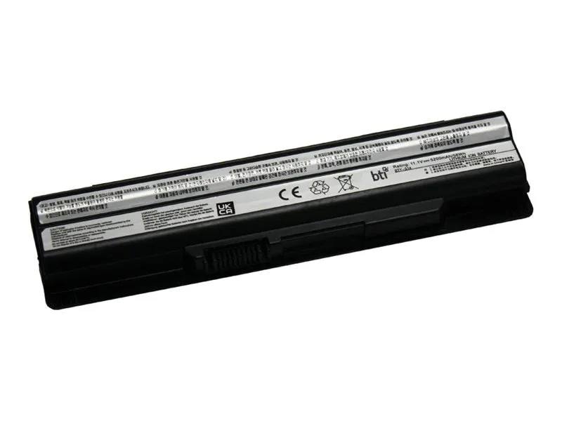 BTI - Notebook battery (equivalent to: MSI BTY-S14, MSI BTY-S15, MSI 40029683, MSI 40029231, MSI 40029150) - lithium ion - 6-cell BTY-S14-BTI
