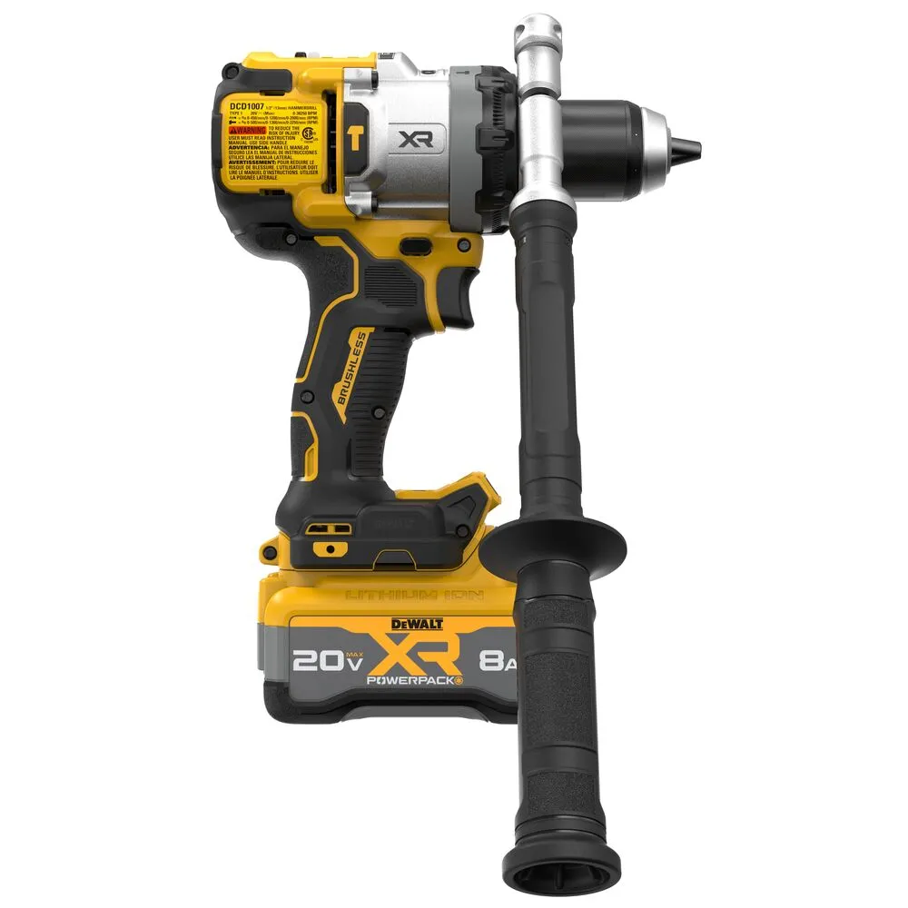 Dewalt DCD1007WW1 20V 1/2" MAX XR Brushless Cordless Hammer Drill Kit