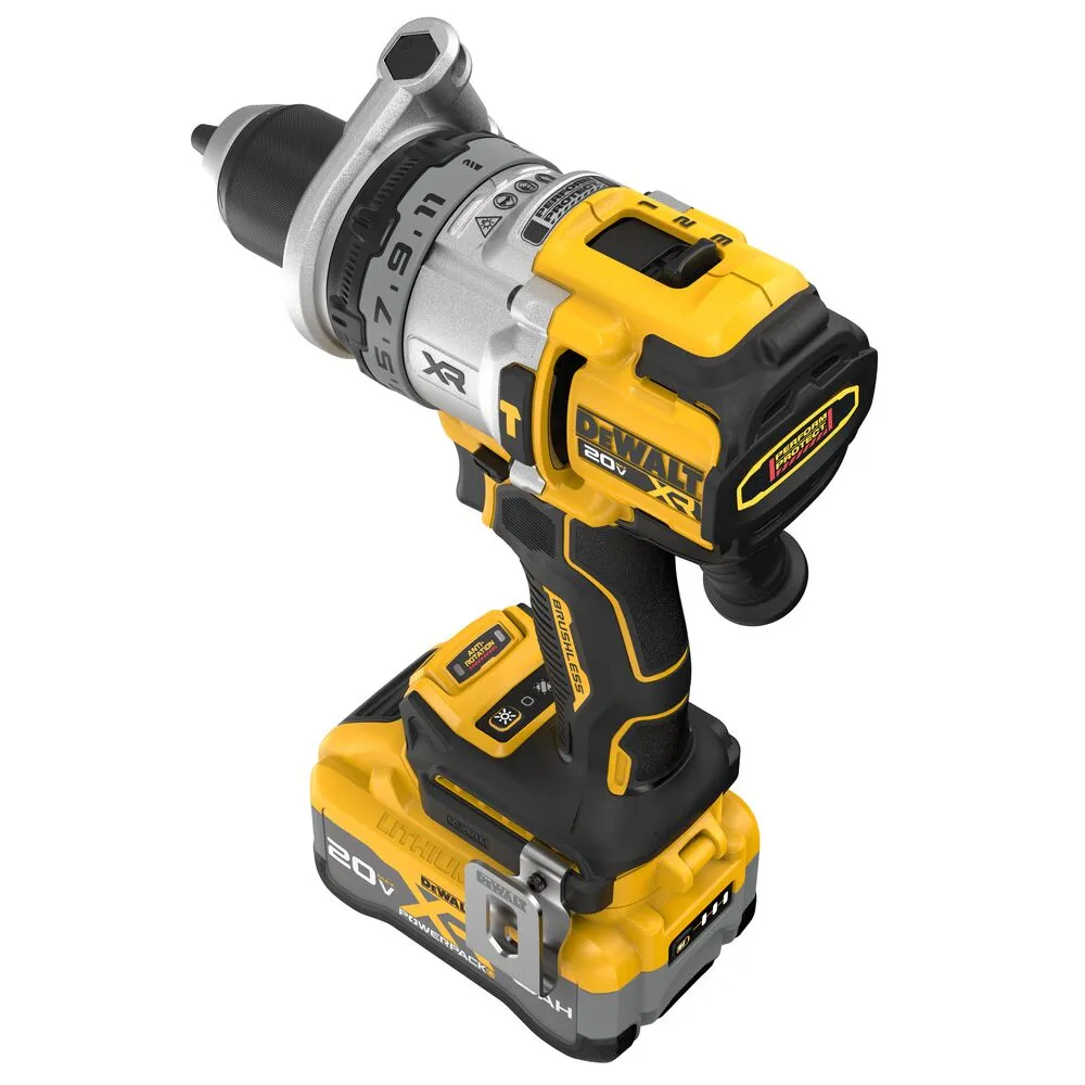 Dewalt DCD1007WW1 20V 1/2" MAX XR Brushless Cordless Hammer Drill Kit