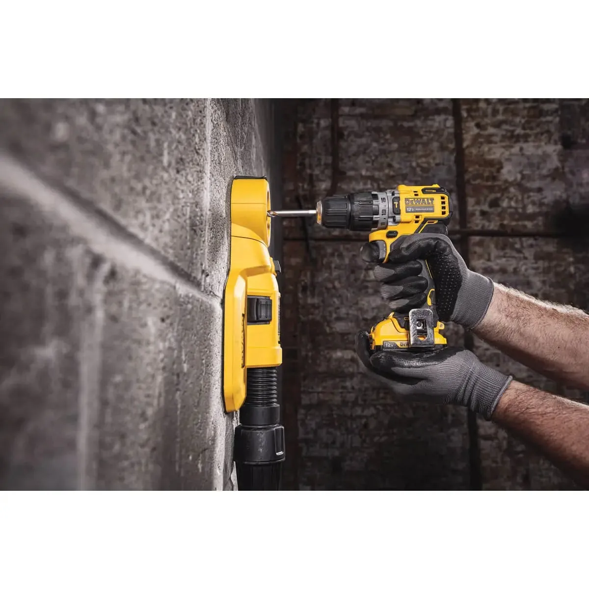 DEWALT DCD706F2-Kit Taladro Precutor 3/8ˮ Xtreme 12V S
