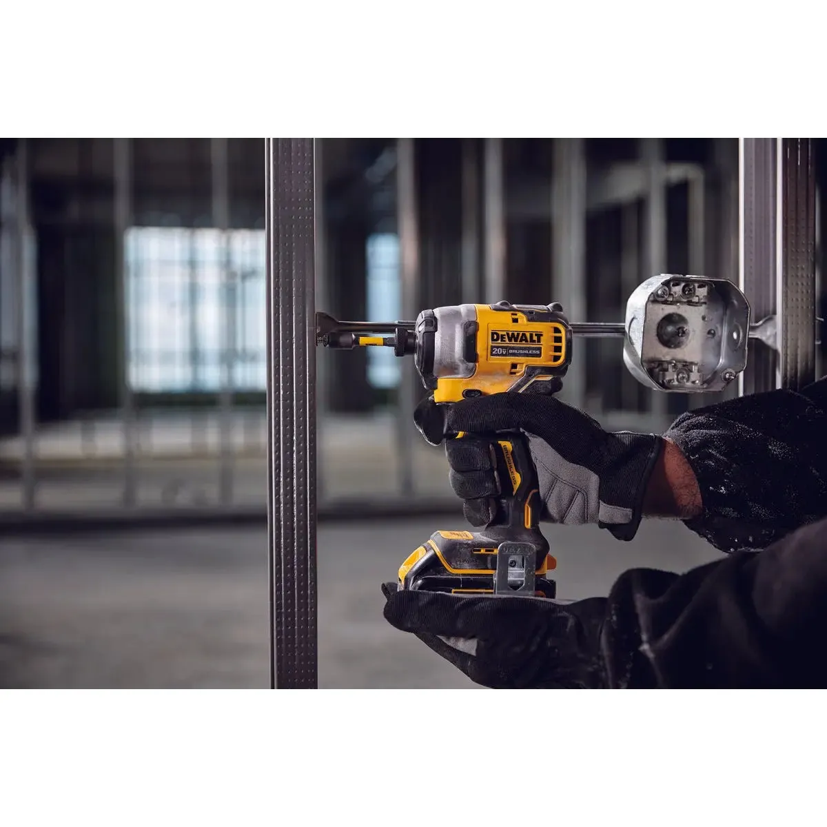 DEWALT DCF809B-20V MAX* ATOMIC Cordless Brushless 1/4 in Impact Driver Drill