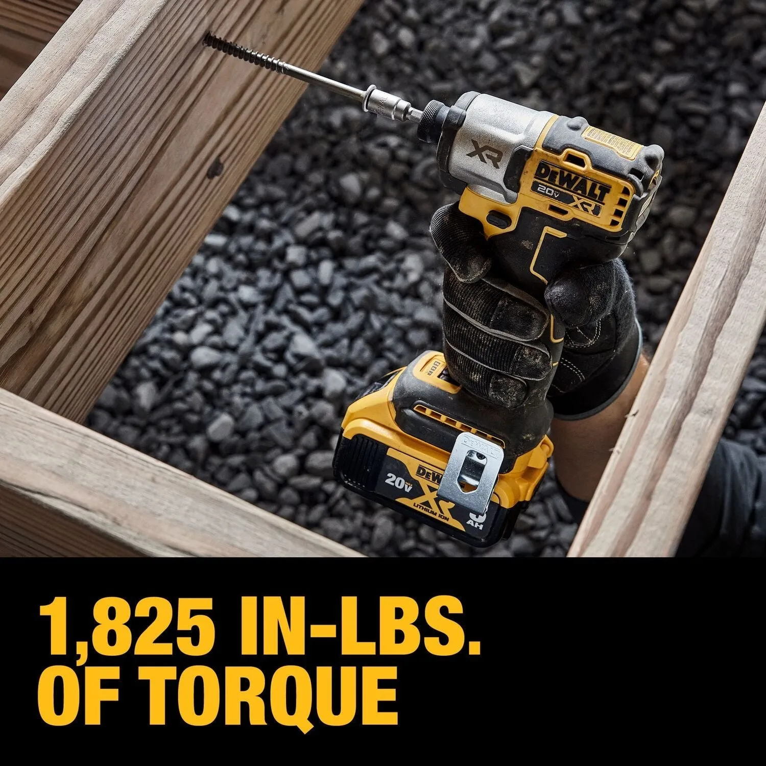 DEWALT DCF845P2 20V MAX* XR® 1/4" 3-Speed Impact Driver Kit - 2 Battery
