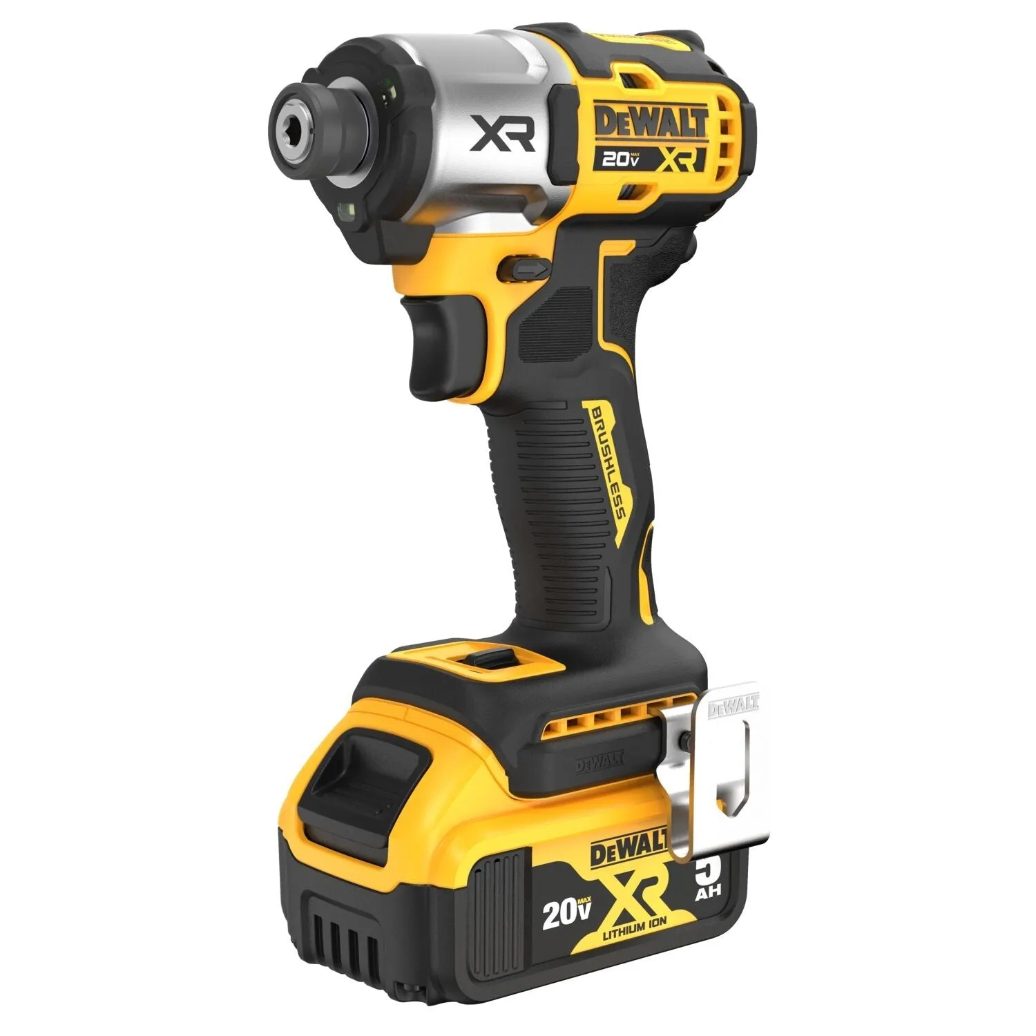 DEWALT DCF845P2 20V MAX* XR® 1/4" 3-Speed Impact Driver Kit - 2 Battery