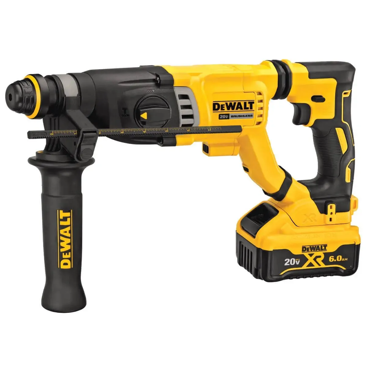 DEWALT DCH263R2-20V MAX* XTREME Cordless Brushless 1-1/8 in SDS  Rotary Hammer Drill Kit (2) Lithium Ion Batteries with Charger