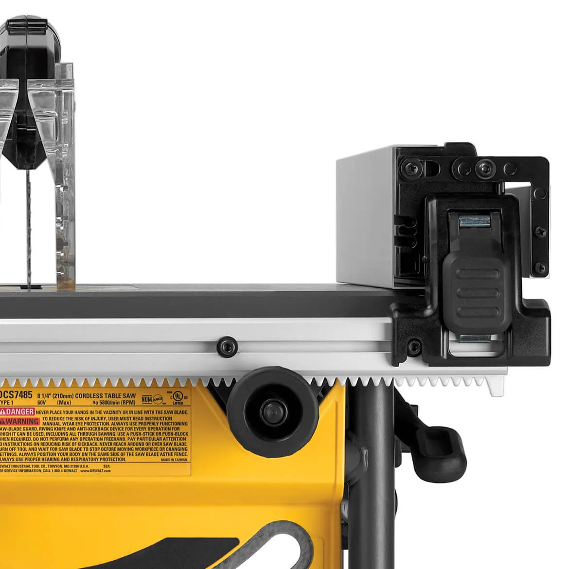 DeWALT DCS7485B 60V FLEXVOLT 8-1/4-Inch Adjustable Table Saw - Bare Tool