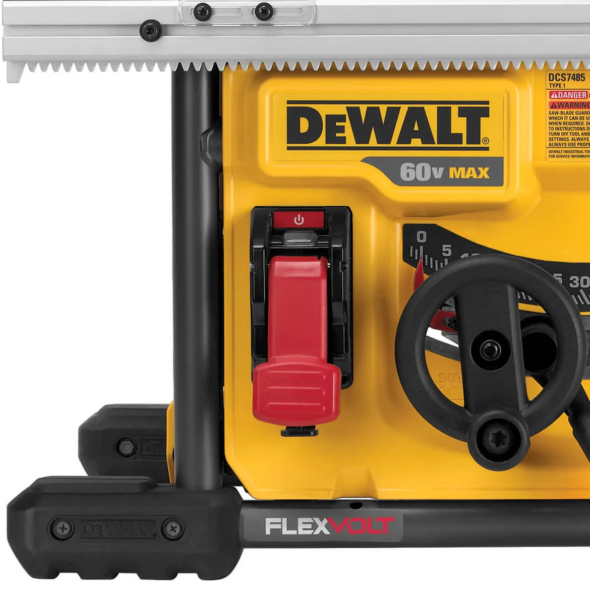 DeWALT DCS7485B 60V FLEXVOLT 8-1/4-Inch Adjustable Table Saw - Bare Tool