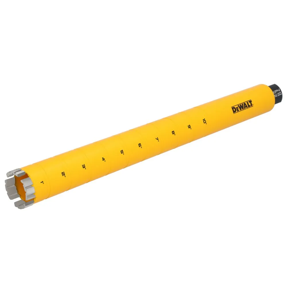 DeWALT DW55010 1-1/2" X 15" Cordless Diamond Core Bit w/ Recessed Grooves