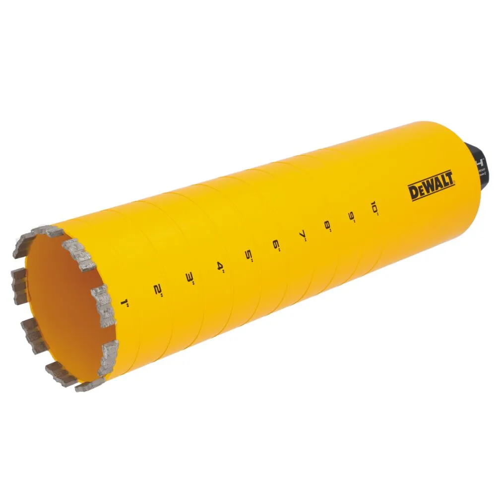 DeWALT DW55020 4-1/4" X 15" Cordless Diamond Core Bit w/ Recessed Grooves