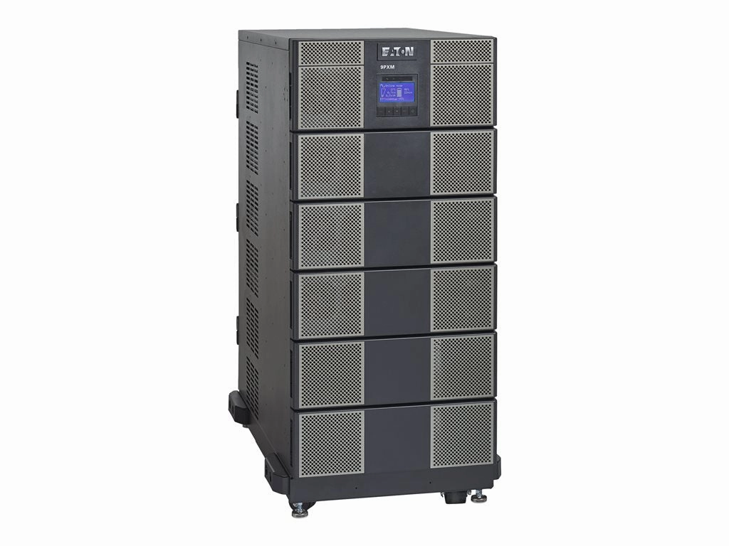 Eaton 9PXM 12-slot cabinet - Power array cabinet (rack-mountable / external) - output connectors: 10 - 21U - black, silver - 9PXM12FFFFJ