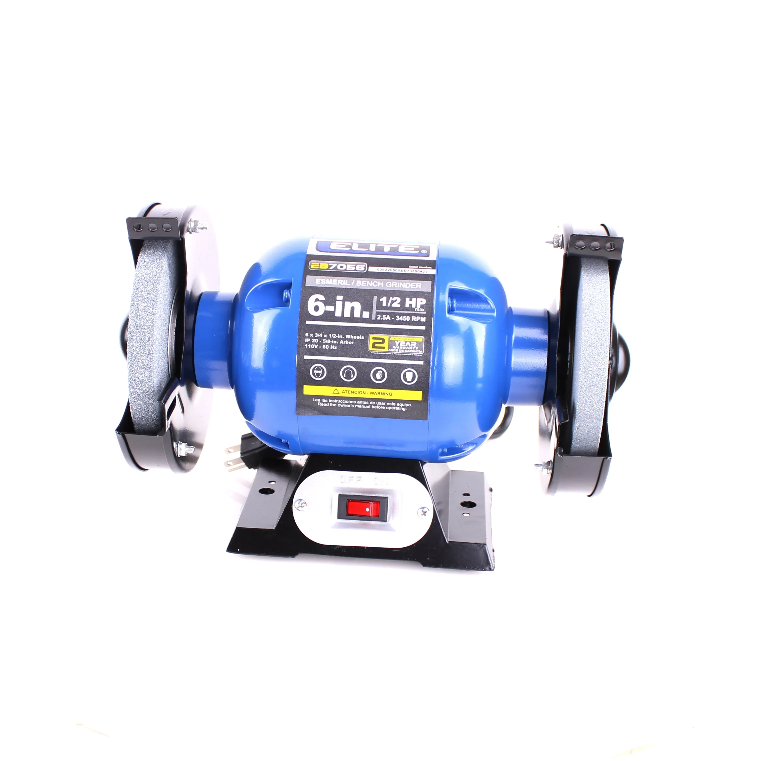 Elite® 6'' Bench Grinder