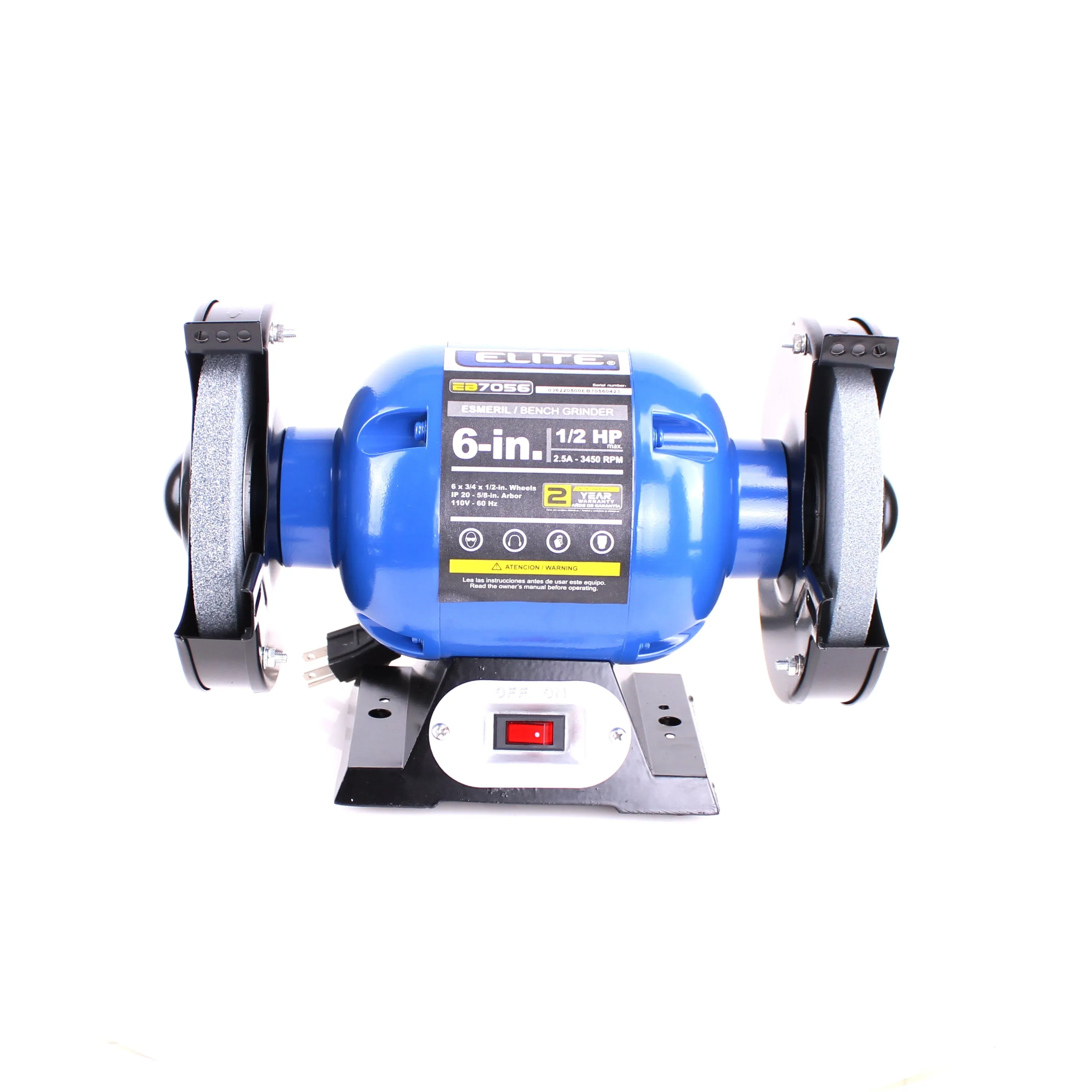 Elite® 6'' Bench Grinder