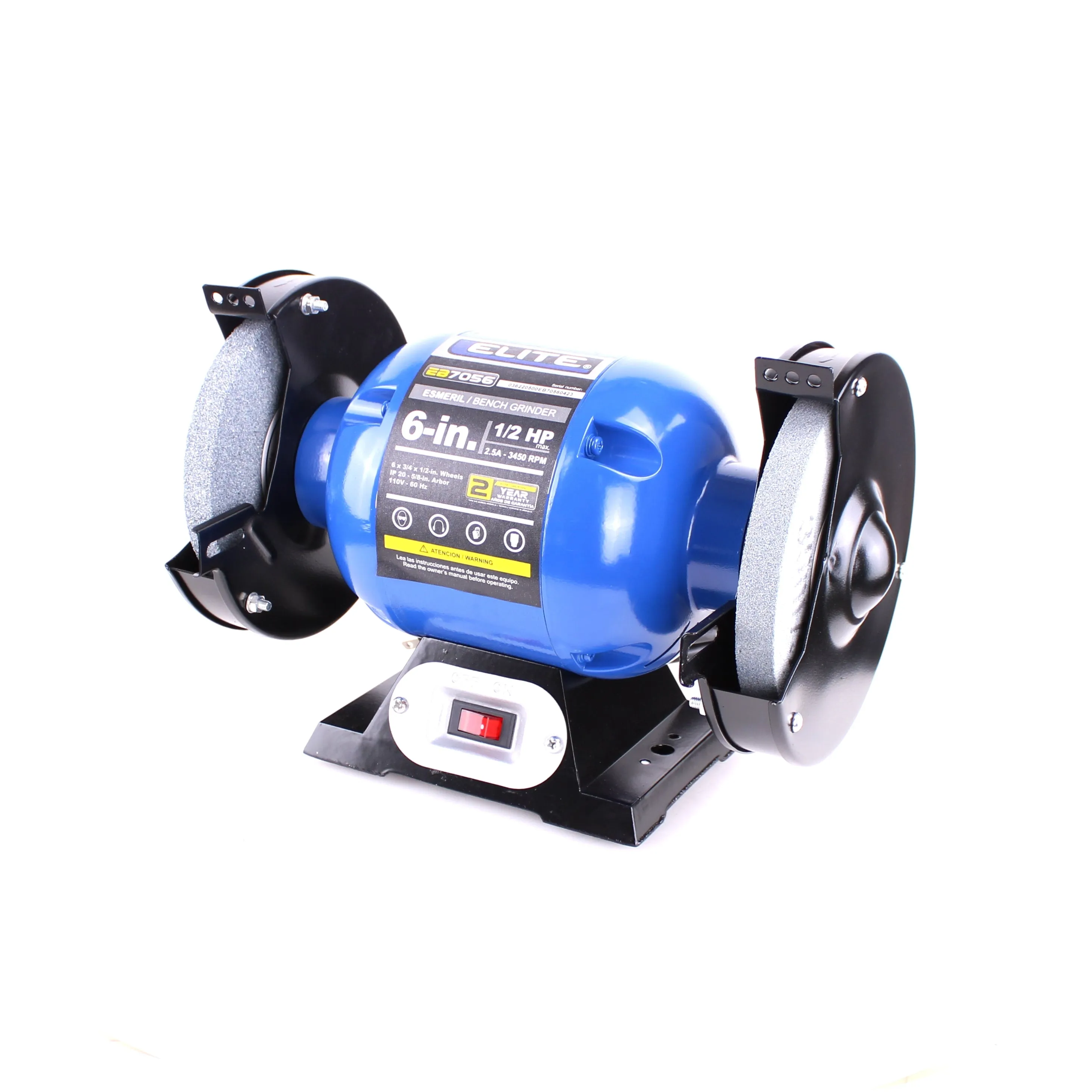 Elite® 6'' Bench Grinder
