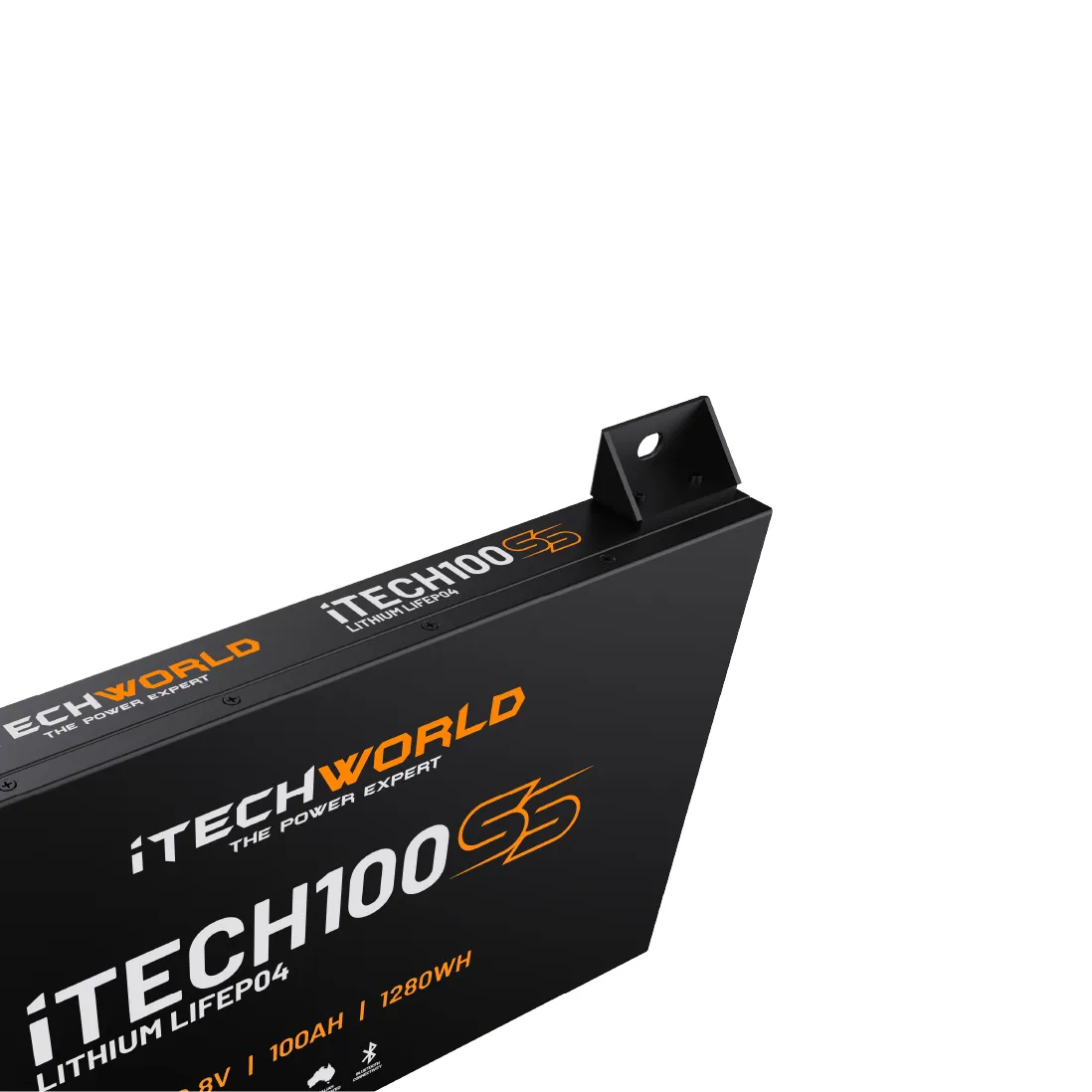iTECH100SS | Super Slim Deep Cycle Lithium Battery | with Bluetooth LiFePO4 100Ah