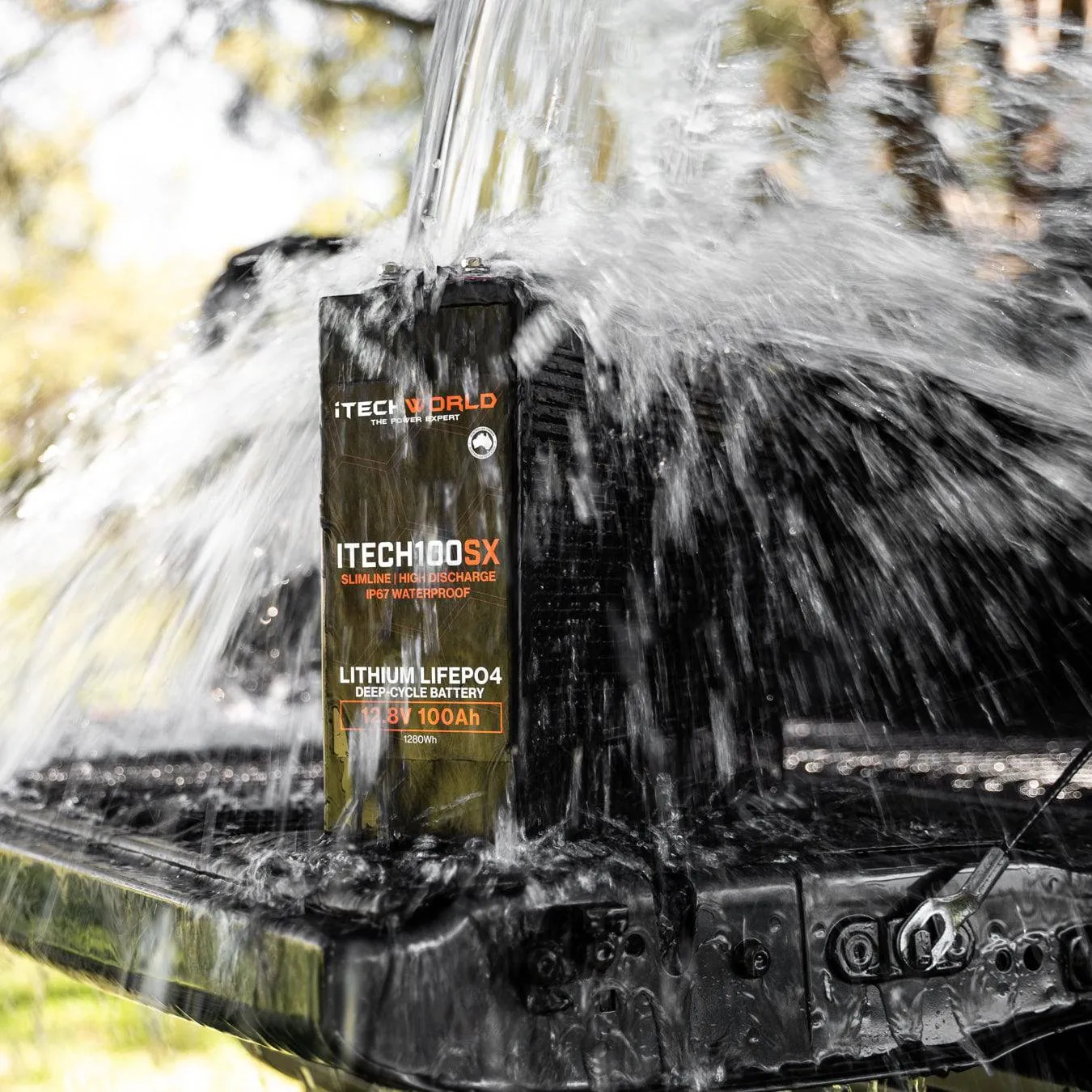 iTECH100SX | Lithium Deep Cycle Slim Battery | LiFePO4 100Ah