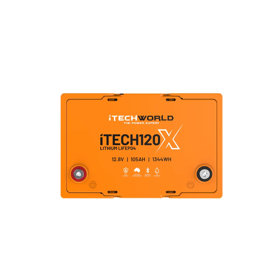 iTECH120X | Deep Cycle Lithium Battery | with Bluetooth LiFePO4 105Ah