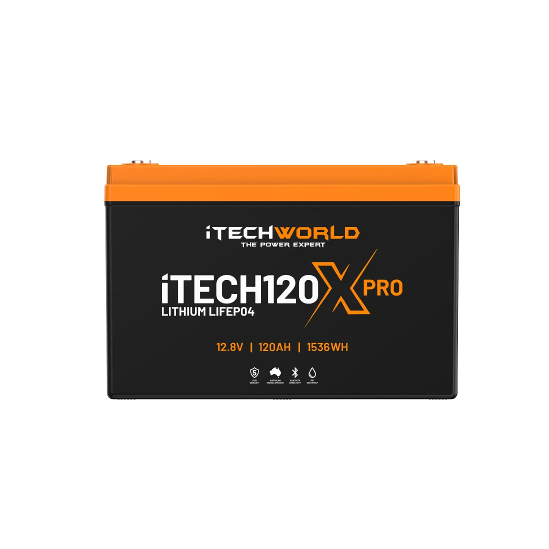 iTECH120X PRO | Deep Cycle Lithium Battery | with Bluetooth LiFePO4 120Ah