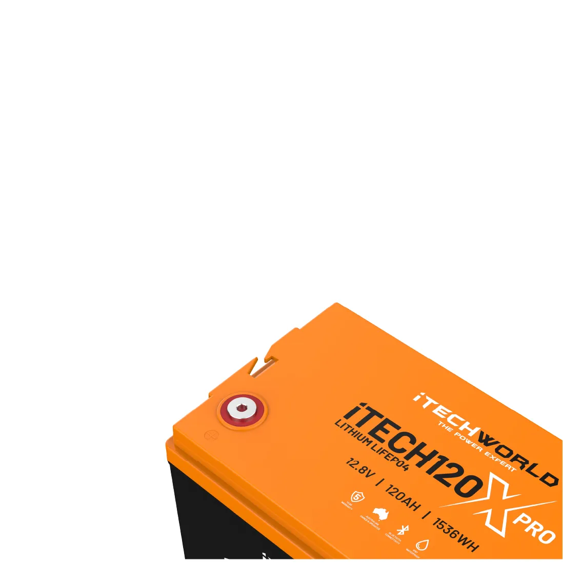 iTECH120X PRO | Deep Cycle Lithium Battery | with Bluetooth LiFePO4 120Ah