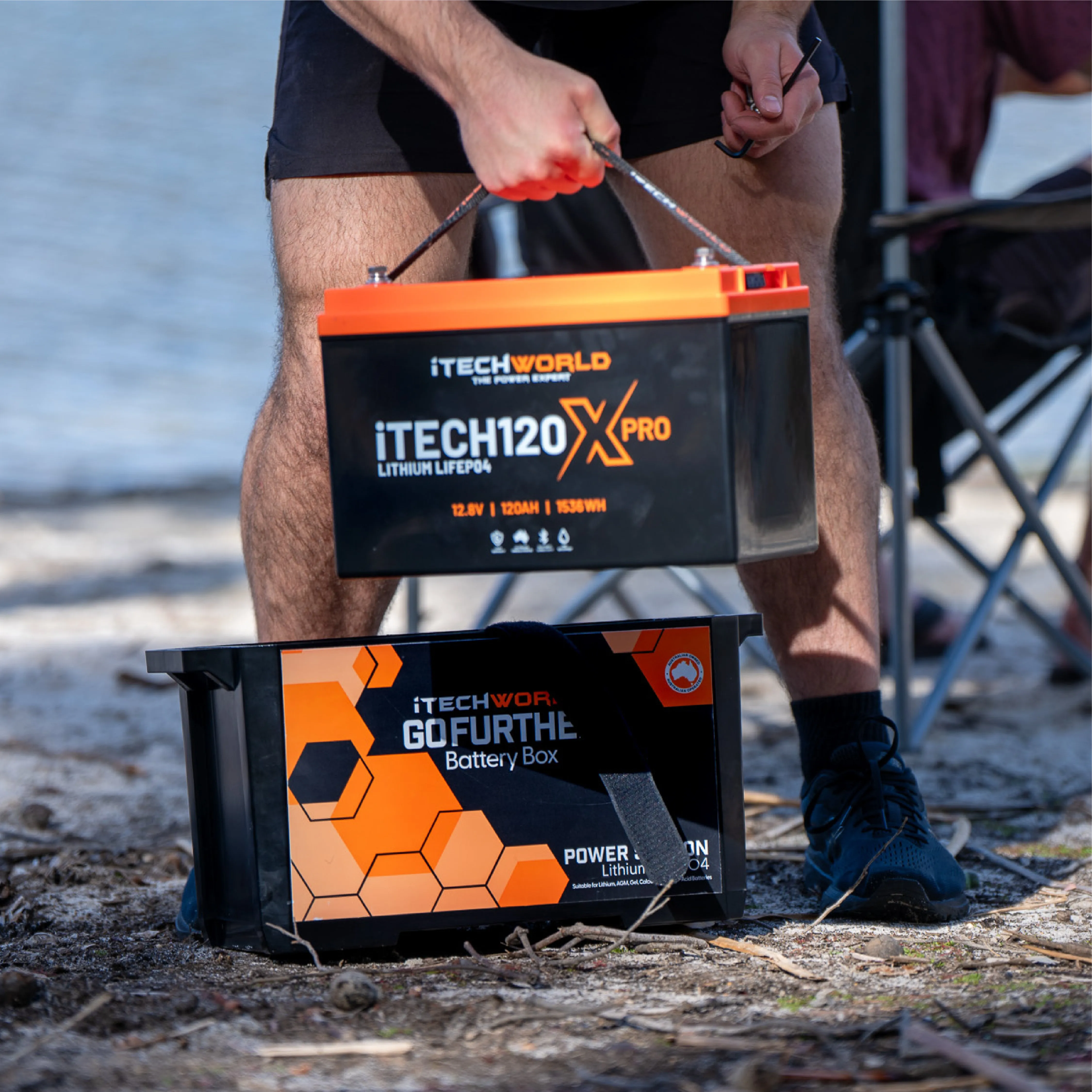 iTECH120X PRO | Deep Cycle Lithium Battery | with Bluetooth LiFePO4 120Ah