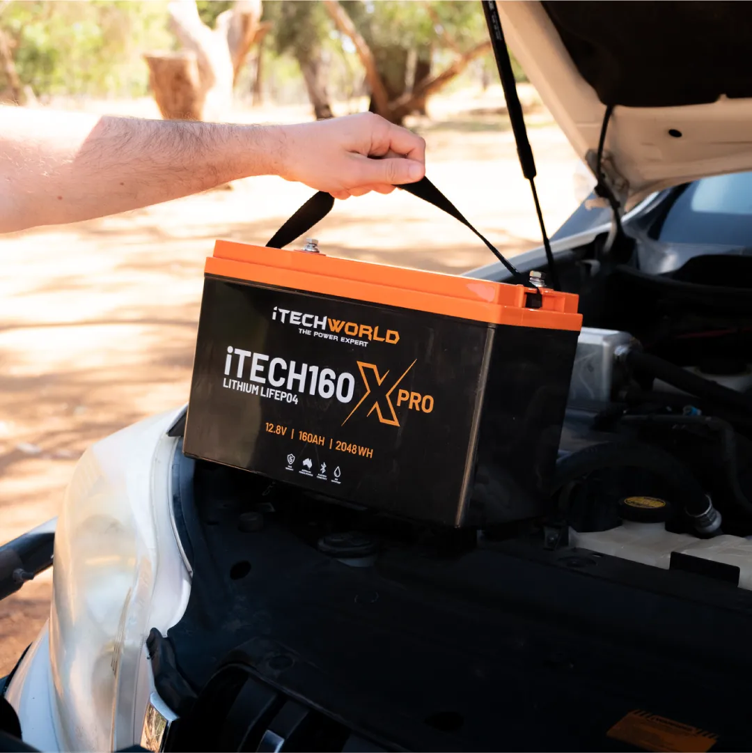 iTECH160X PRO | Deep Cycle Lithium Battery | with Bluetooth LiFePO4 160Ah