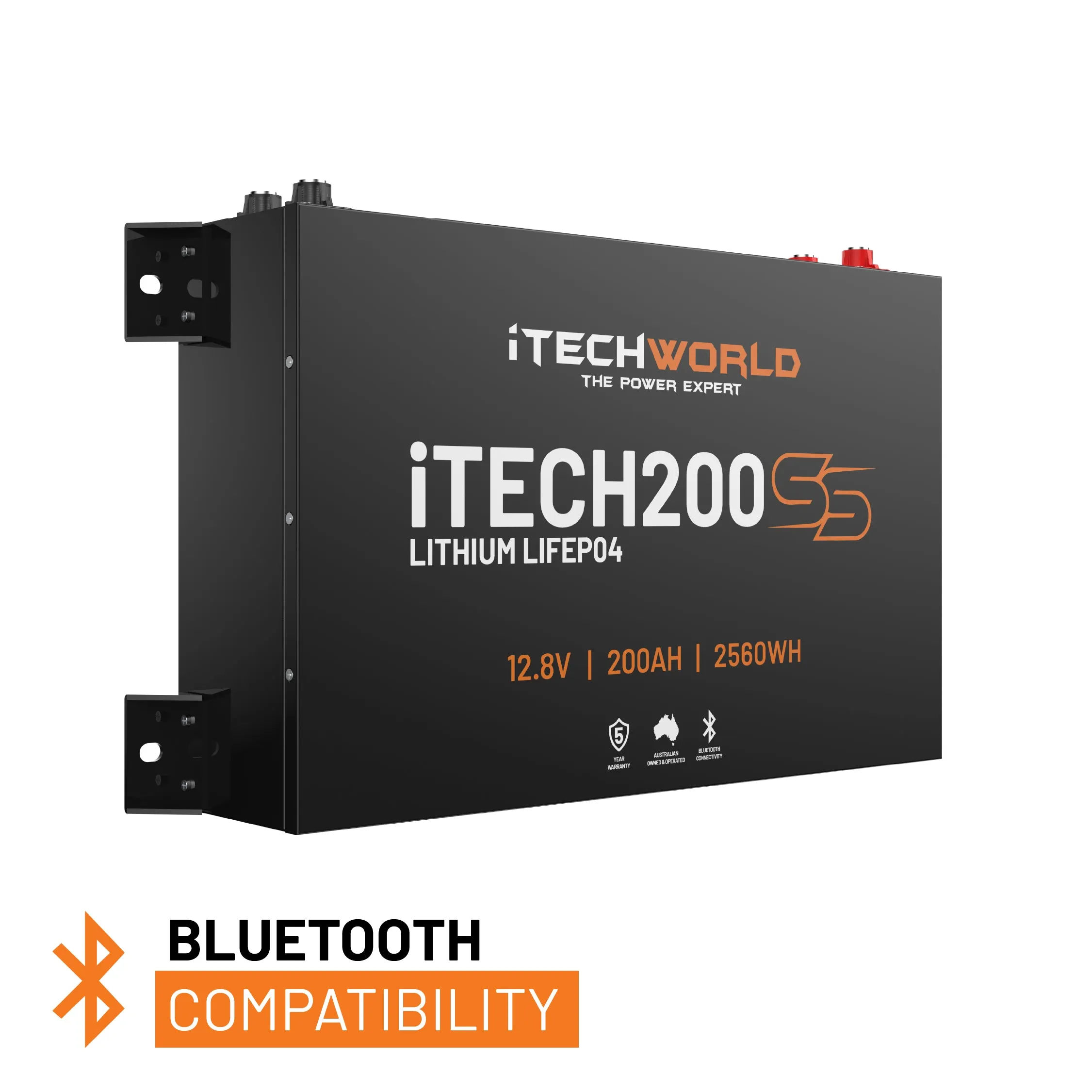 iTECH200SS | Super Slim Deep Cycle Lithium Battery | with Bluetooth LiFePO4 200Ah