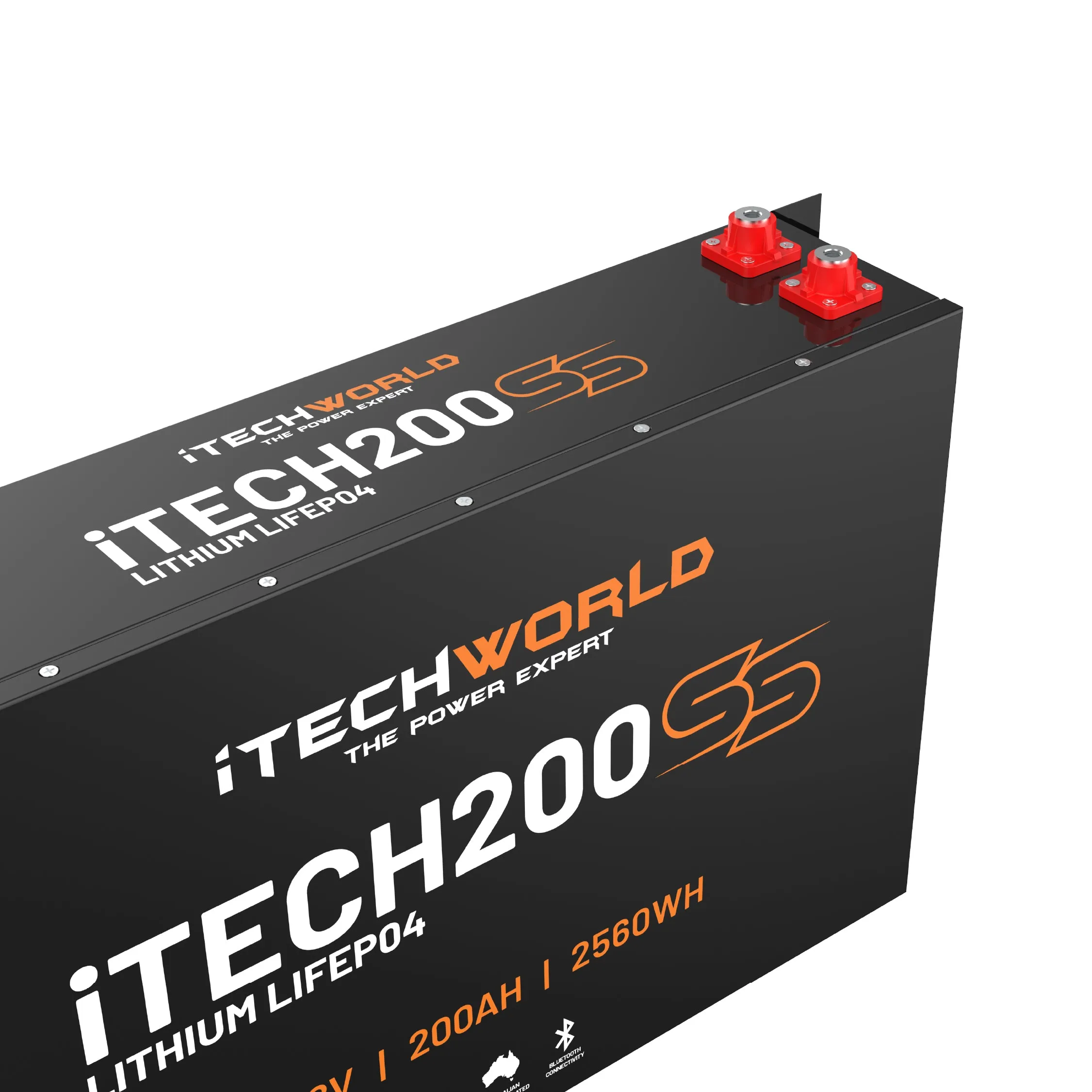 iTECH200SS | Super Slim Deep Cycle Lithium Battery | with Bluetooth LiFePO4 200Ah