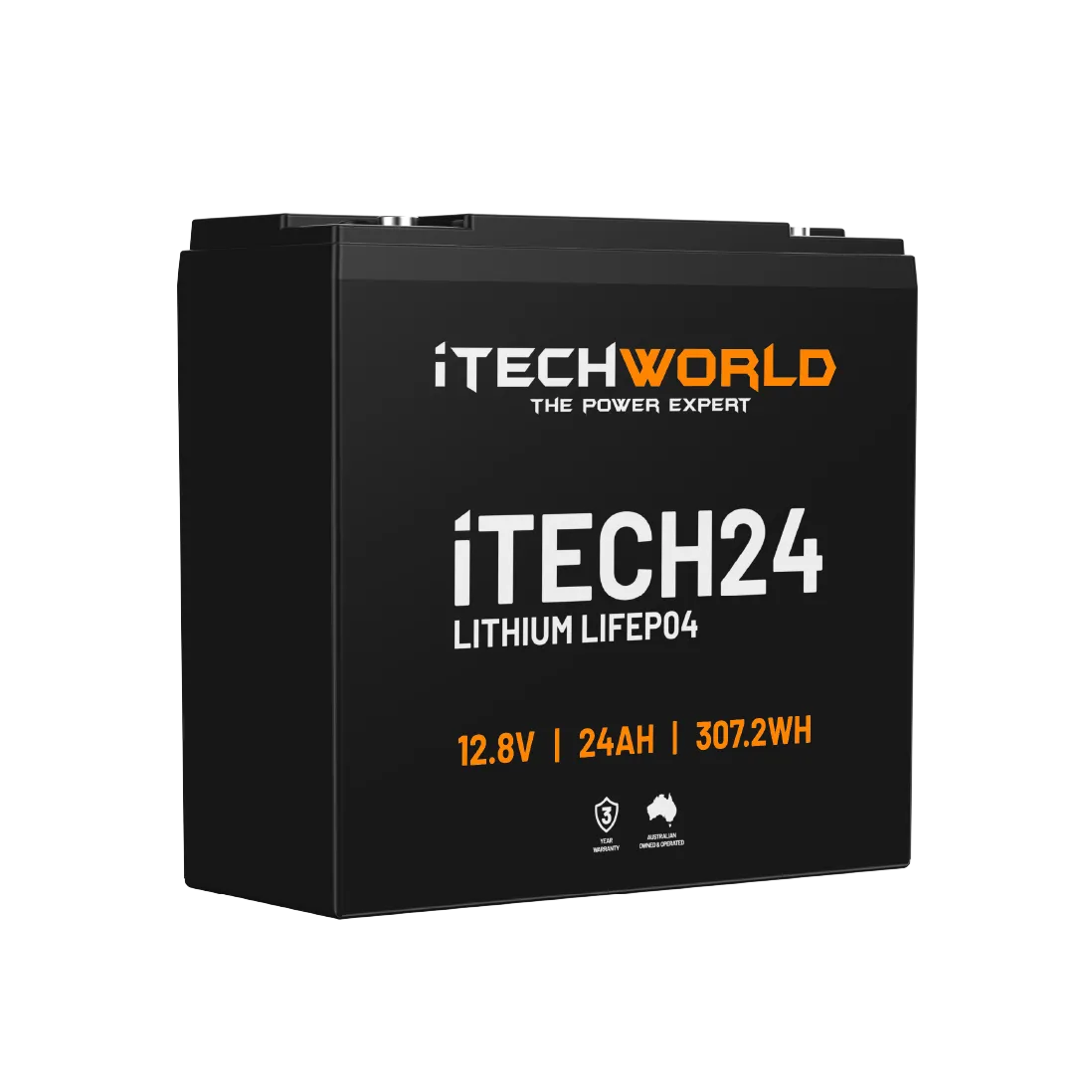 iTECH24 | Deep Cycle Lithium Battery | LiFePO4 24Ah