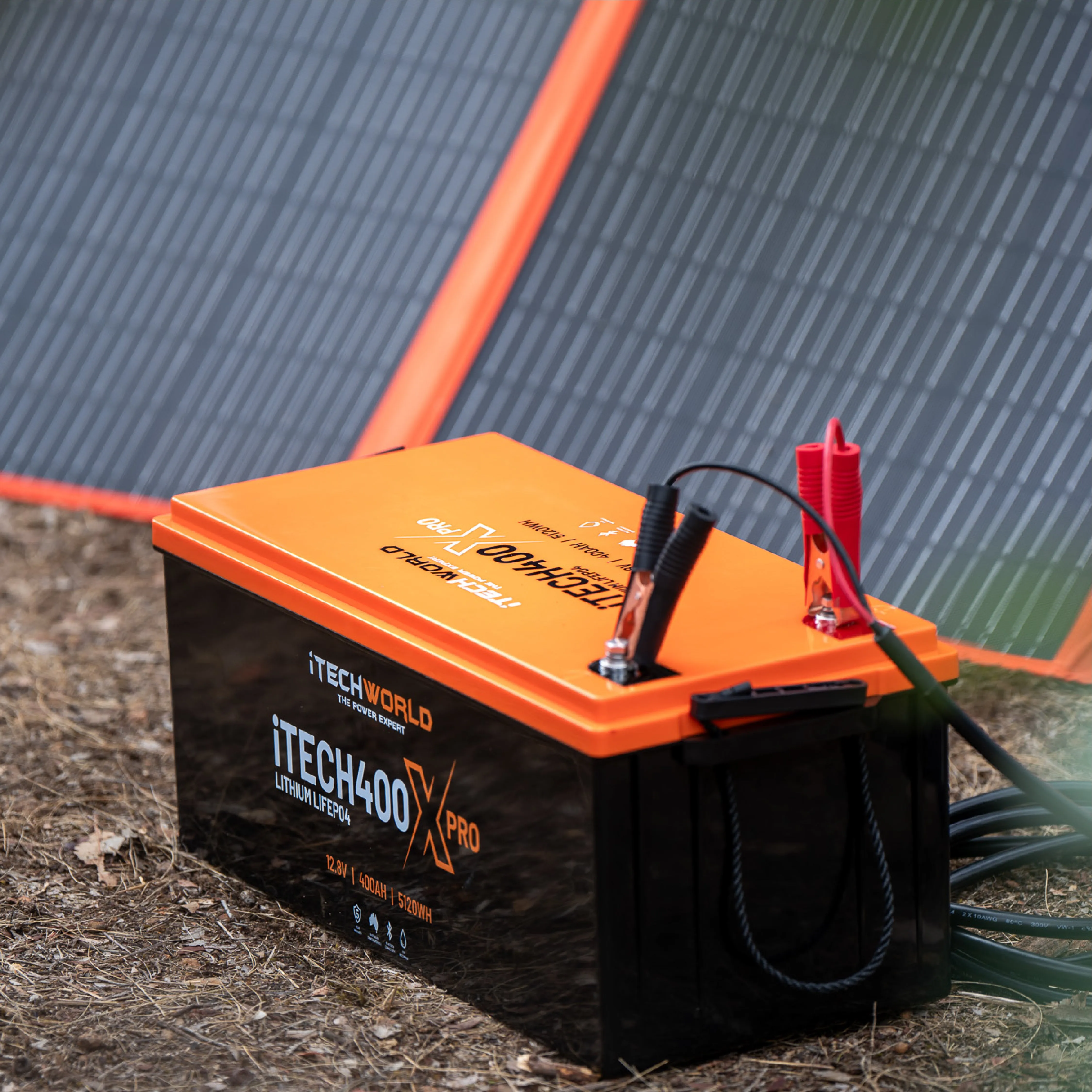 iTECH400X PRO | Lithium Deep Cycle Battery | with Bluetooth LiFePO4 400Ah