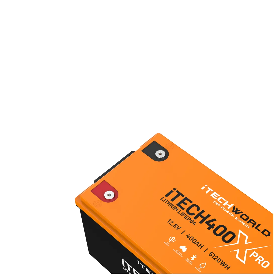 iTECH400X PRO | Lithium Deep Cycle Battery | with Bluetooth LiFePO4 400Ah