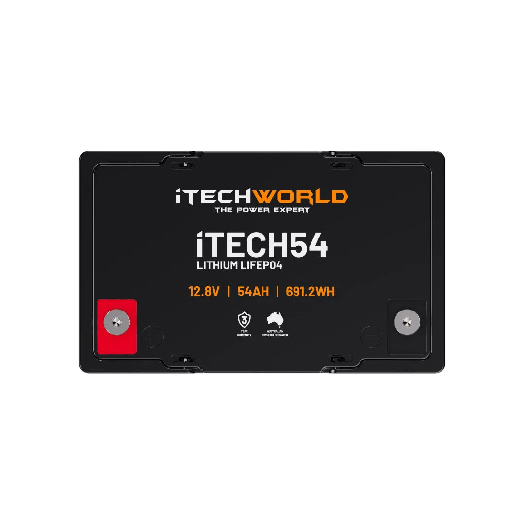 iTECH54 | Deep Cycle Lithium Battery | LiFePO4 54Ah